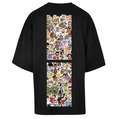 Camiseta oversize Cartoon - HAWK URBAN