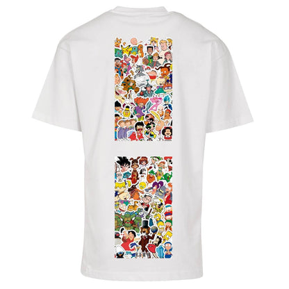 Camiseta oversize Cartoon - HAWK URBAN