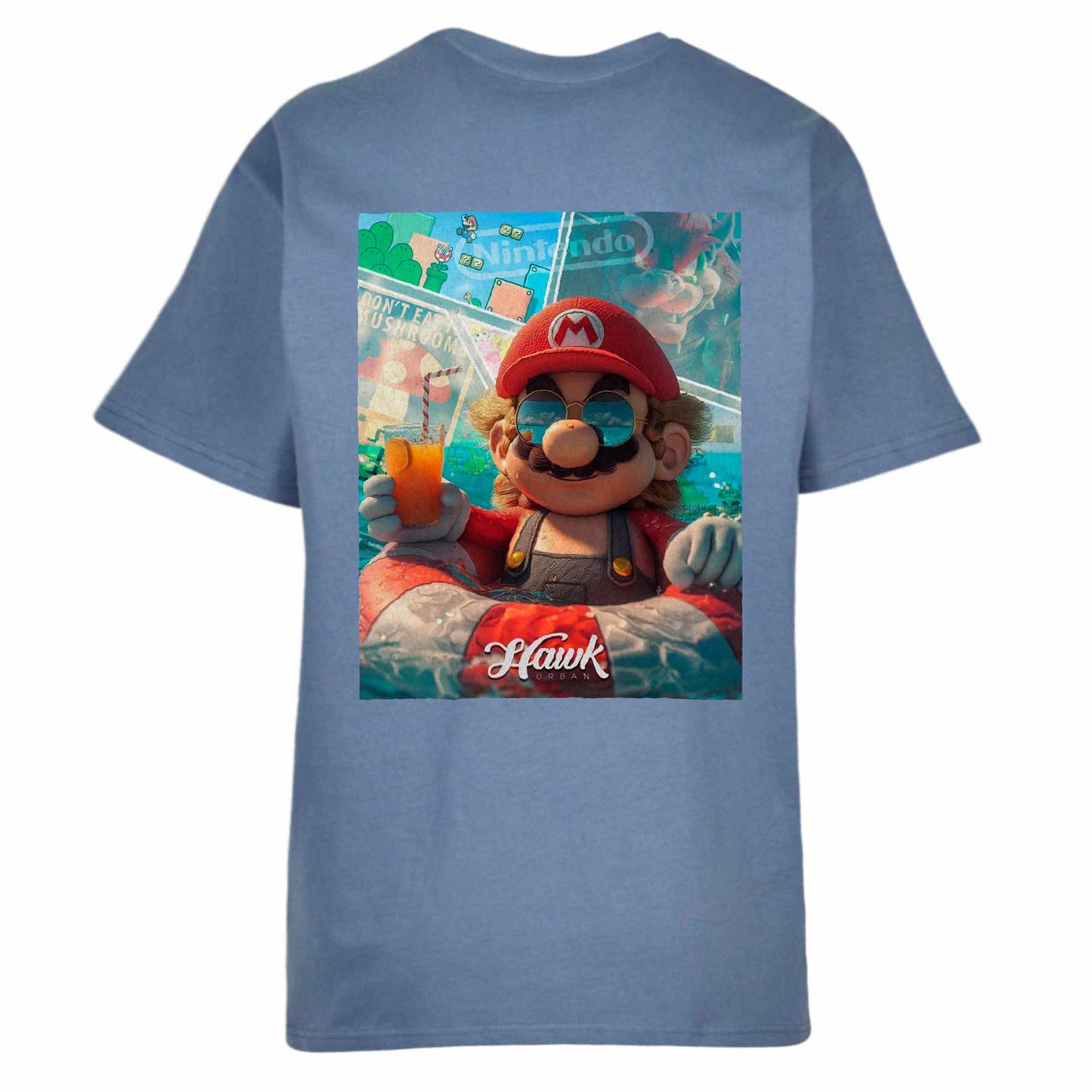 Camiseta oversize Mario Bros - HAWK URBAN